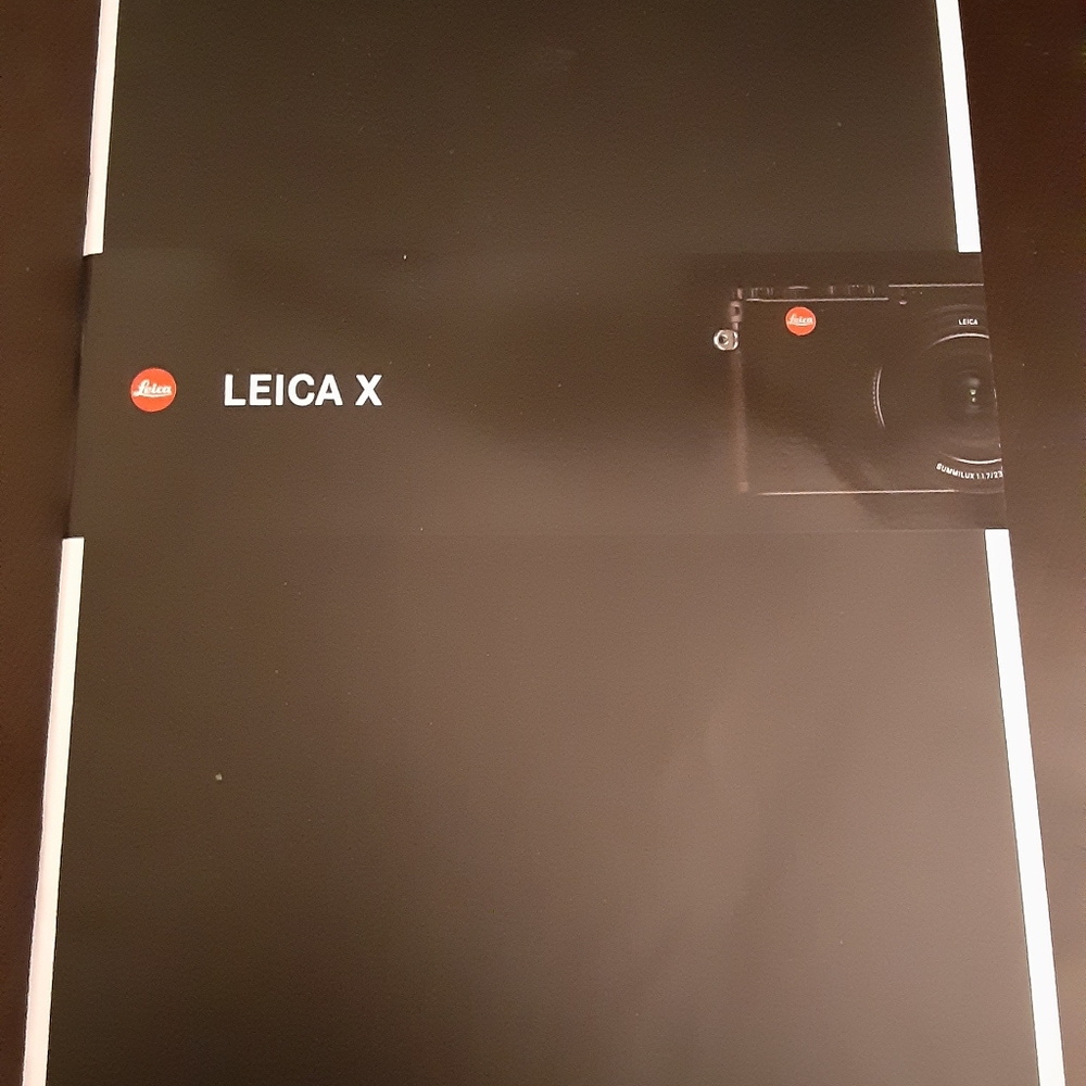 Leica X camera catalog